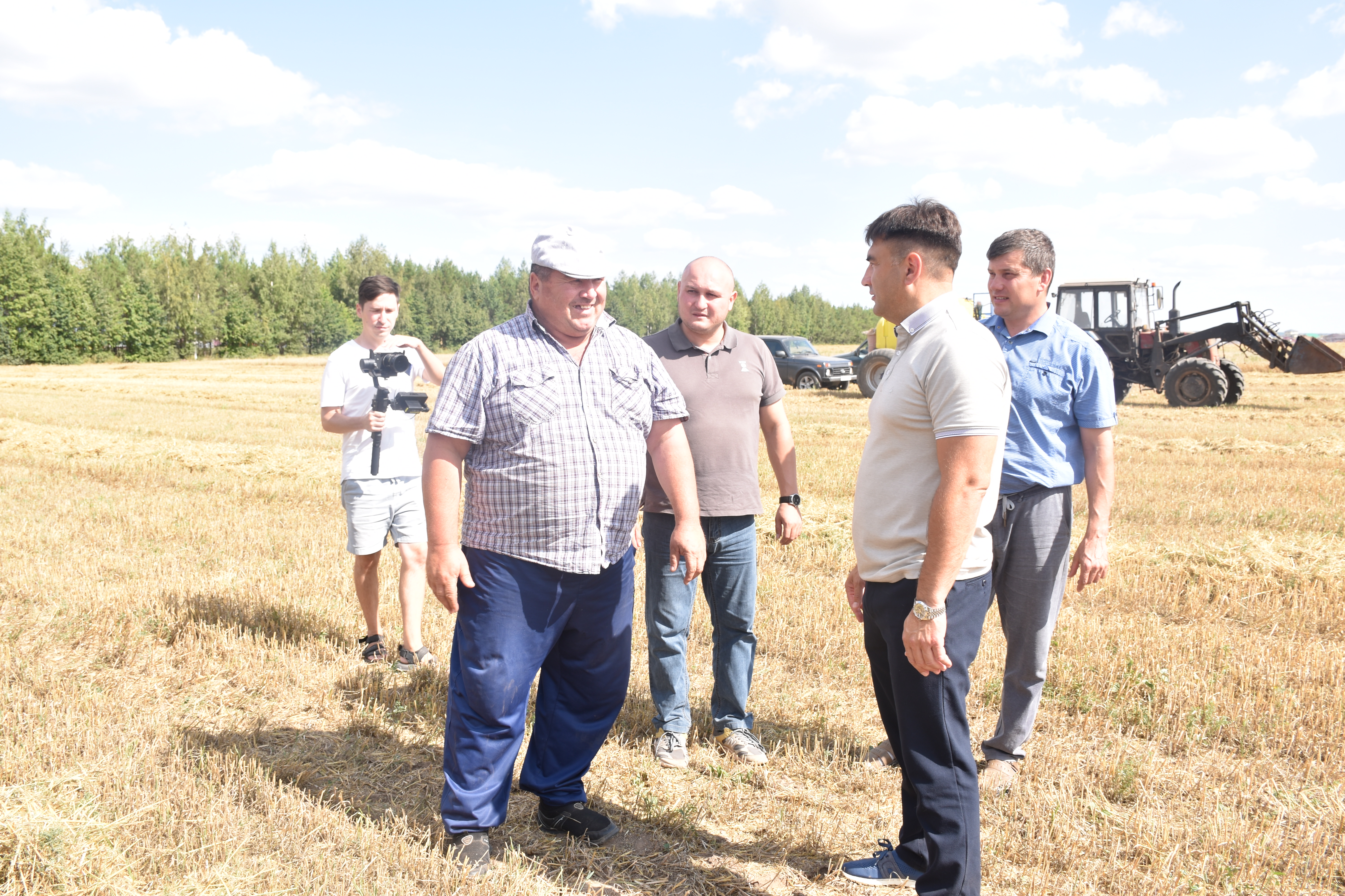 Уборочная кампания в Кукморском районе Татарстана идет хорошими темпами