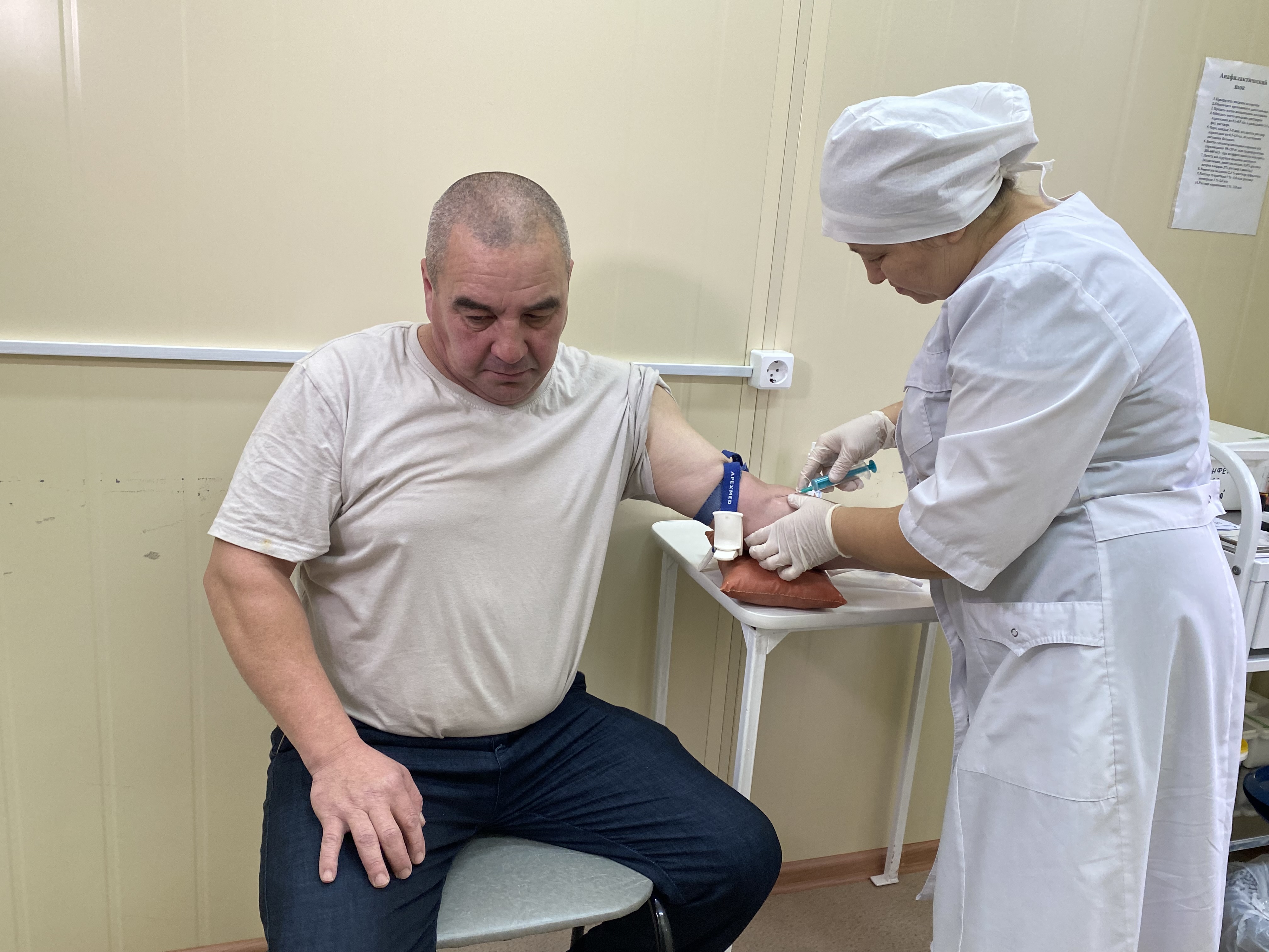 В Кукморской ЦРБ за день кабинет диспансеризации пропускает через себя до 50-60 пациентов