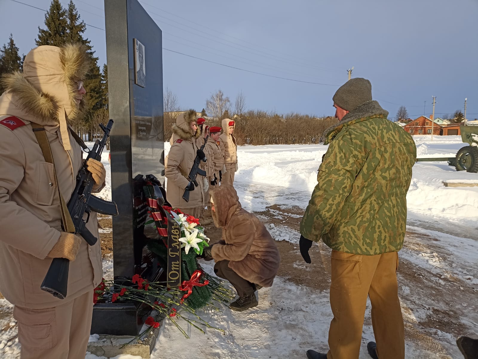 В Кукморском «Парке Победы» открыли памятник