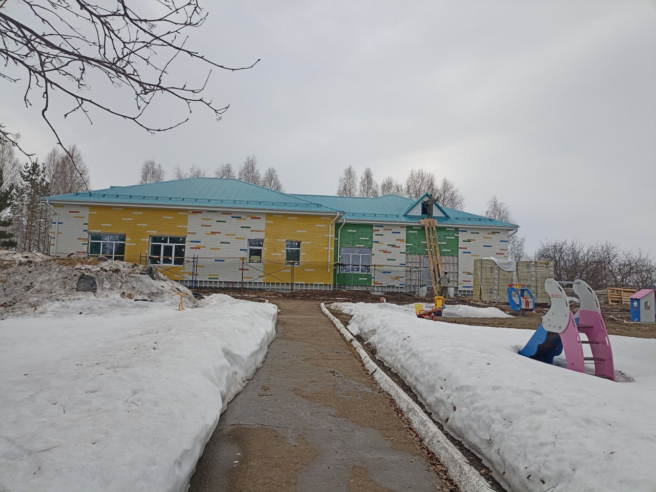 В детском саду села Асан-Елга Кукморского района идет капитальный ремонт по госпрограмме