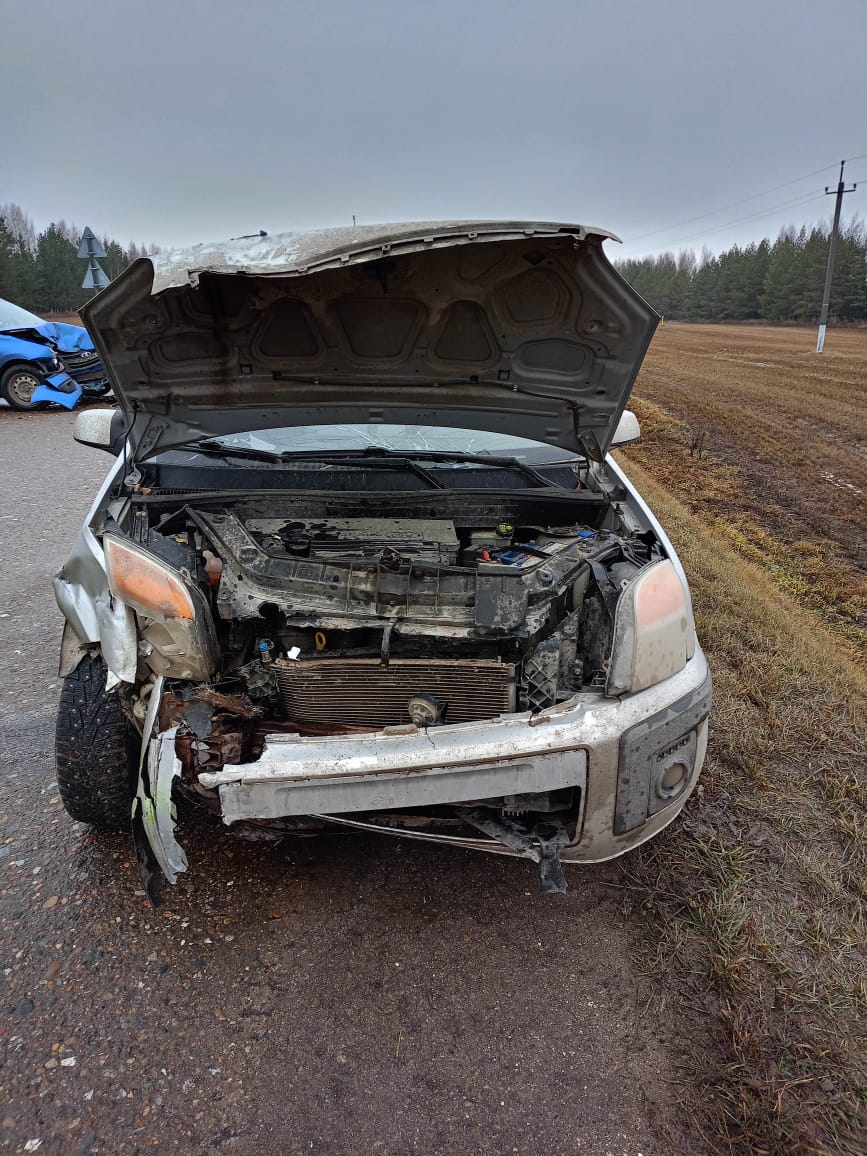 На трассе в Кукморском районе столкнулись два авто, есть пострадавшие