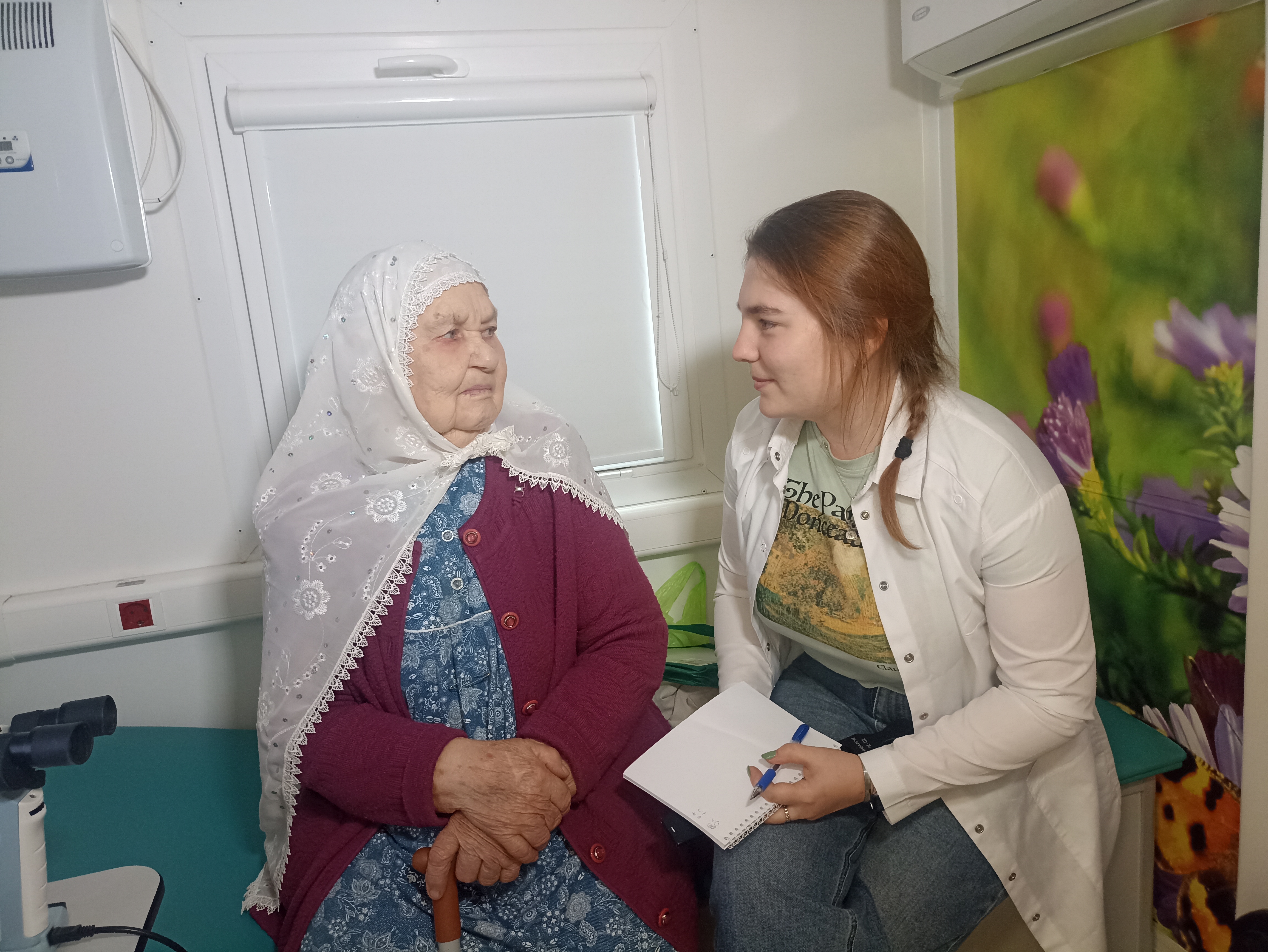 Түбән Өскебаш авыл җирлегенә тәгәрмәчле поликлиника килде
