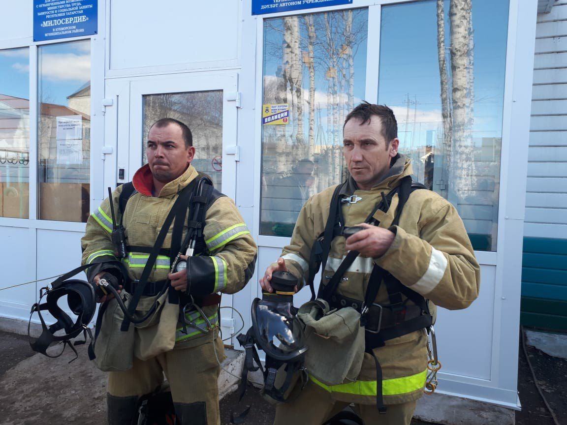 Фото: В Реабилитационном центре «Милосердие» прошли пожарно-тактические занятия