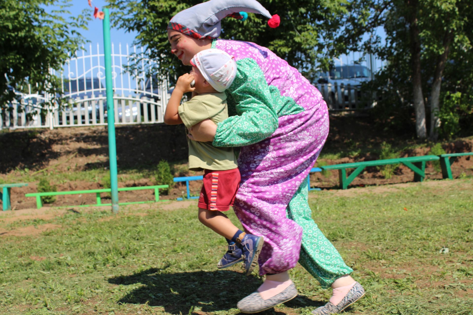 Фото: Кукмарада физик мөмкинлекләре чикләнгән балалар өчен Сабантуй оештырылды