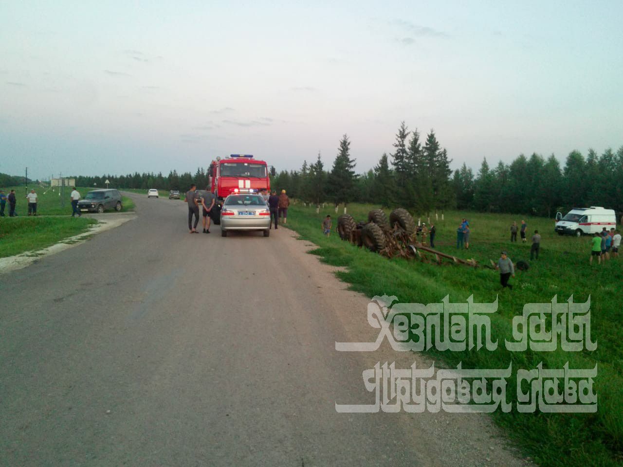 Фото: Кукмара районында юл һаләкәтендә тракторчы һәлак булган