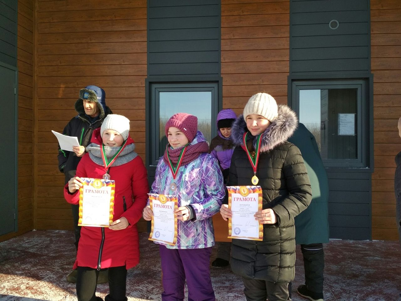 В Кукморе прошли соревнования по лыжным гонкам