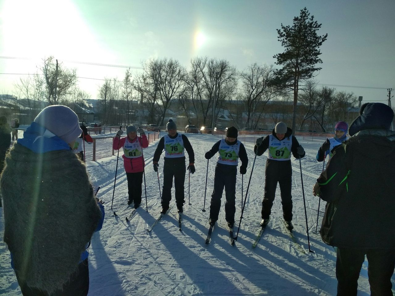 В Кукморе прошли соревнования по лыжным гонкам