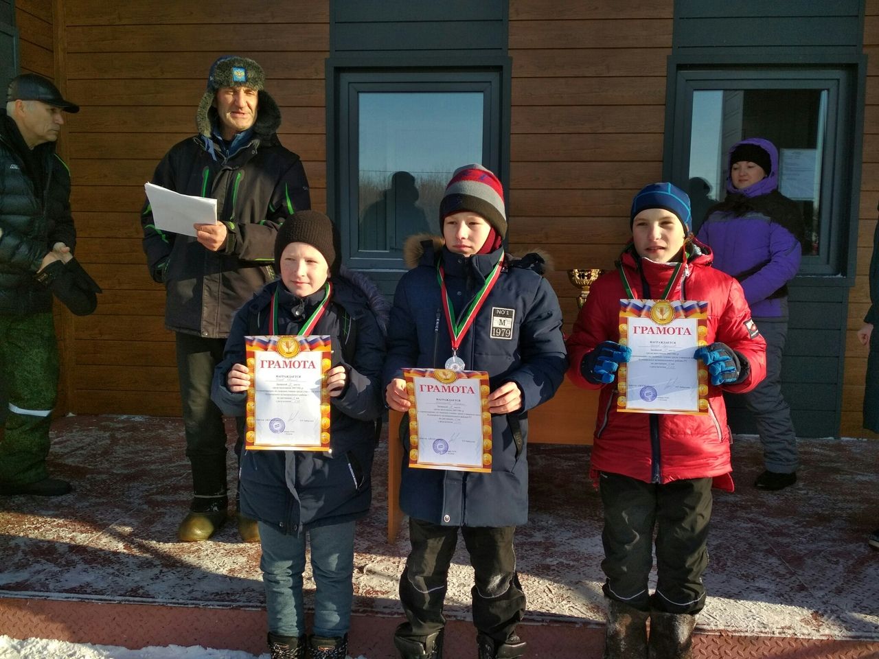 В Кукморе прошли соревнования по лыжным гонкам