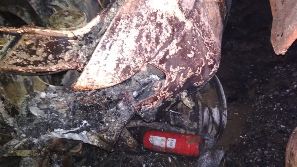 В Вятскополянском районе в результате ДТП в огне сгорели два автомобиля