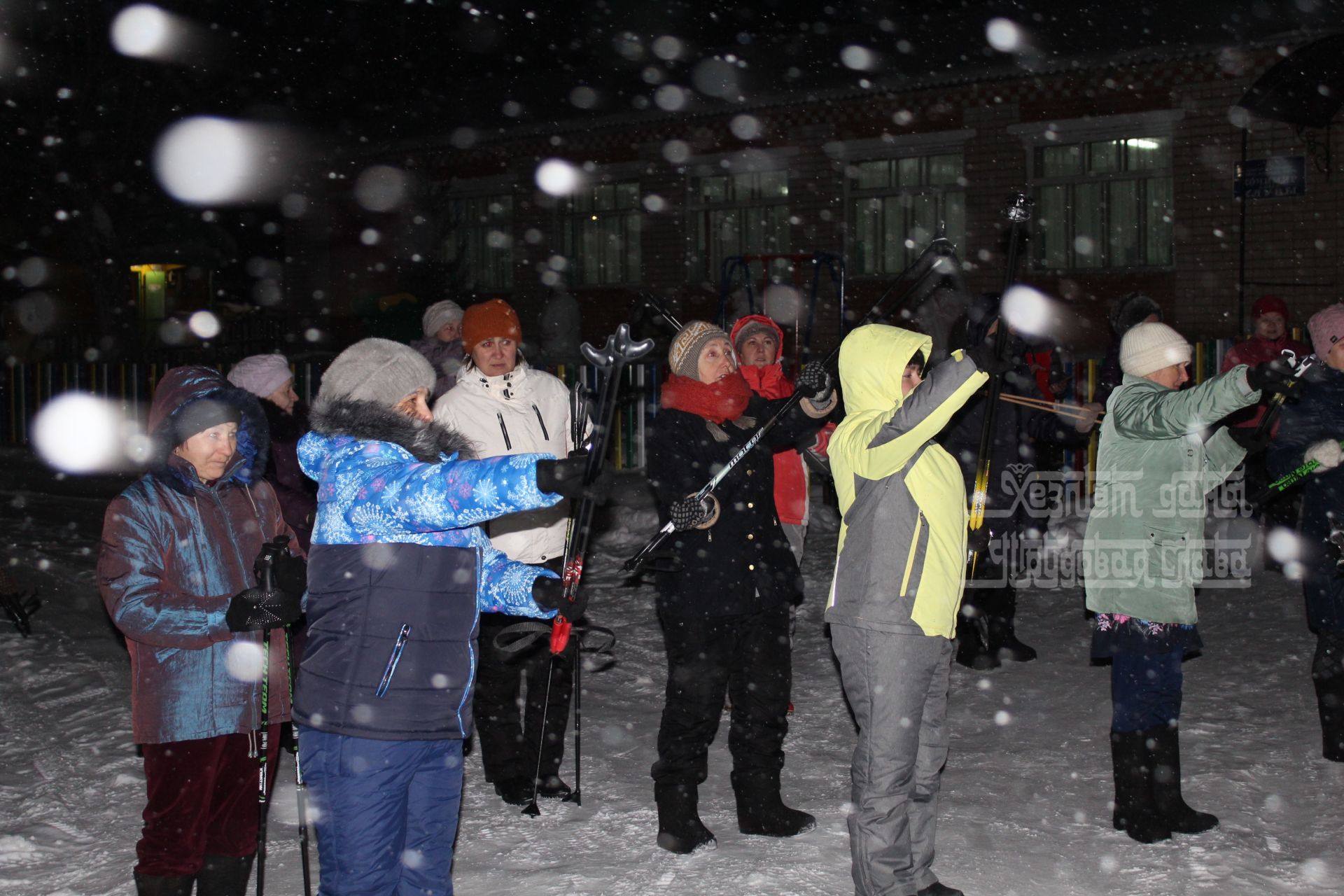 В Кукморе набирает популярность ходьба с палками