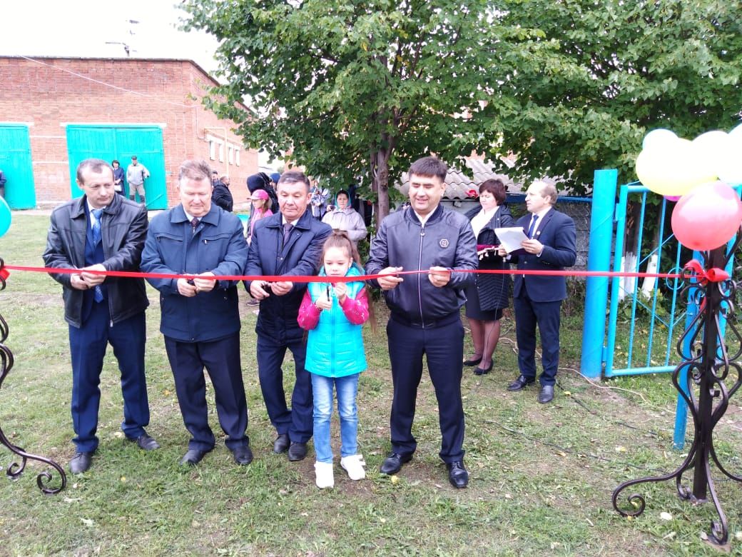 В селе Нижняя Русь Кукморского района состоялось открытие спортивной площадки