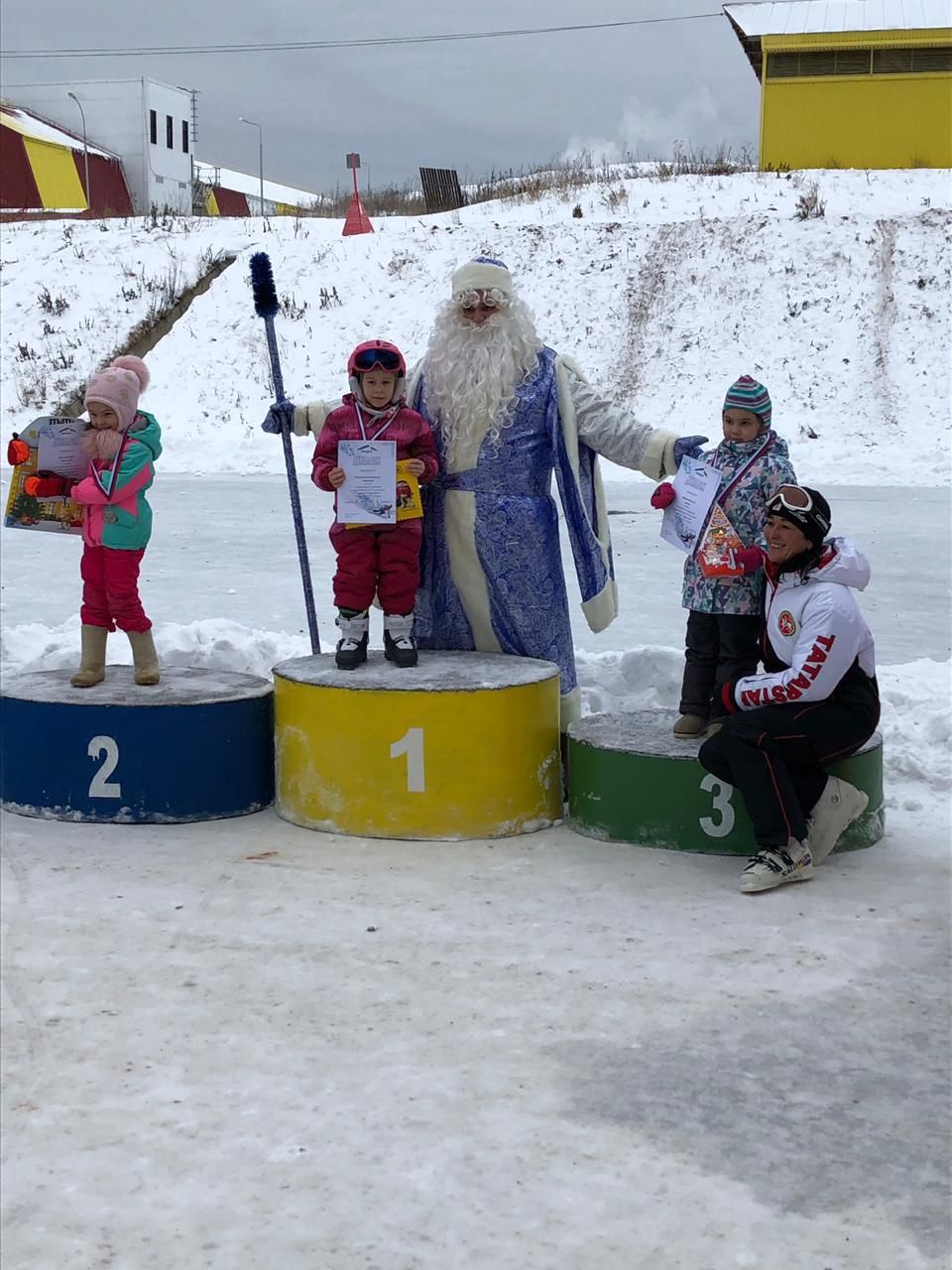 Юные кукморяне заняли призовые места в соревнованиях по горнолыжному спорту в Ижевске