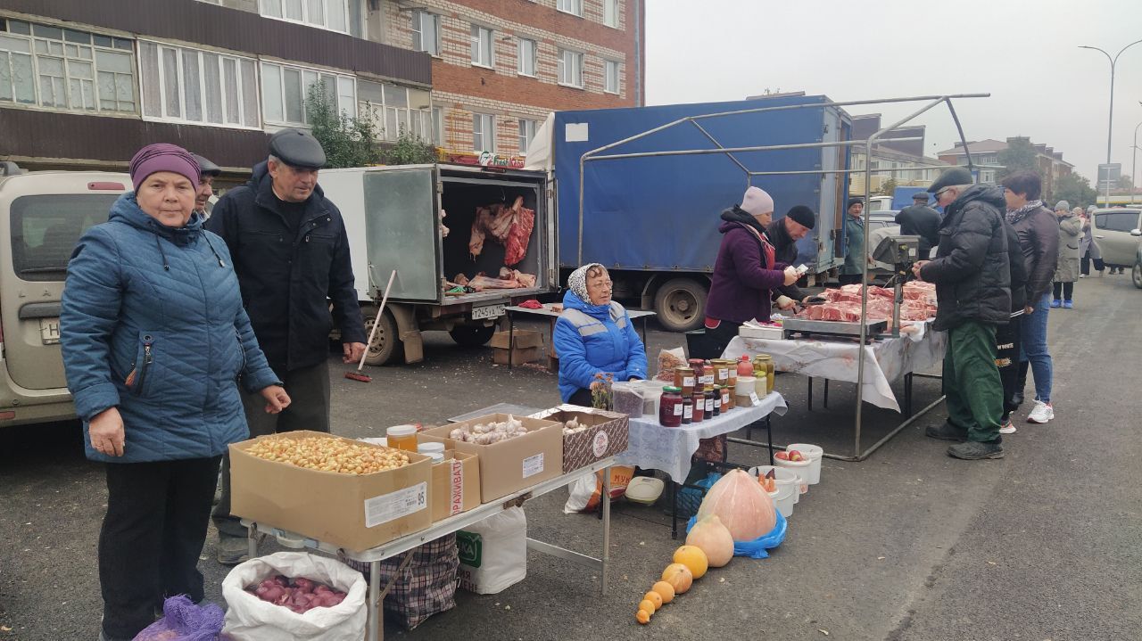 В Кукморе прошла ярмарка, посвященная Международному дню пожилого человека