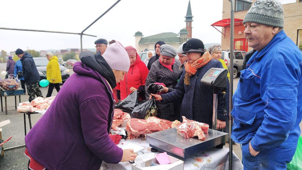 В Кукморе прошла ярмарка, посвященная Международному дню пожилого человека