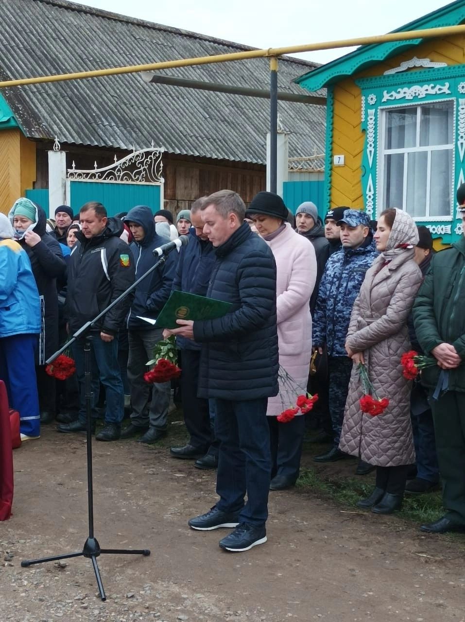 В Кукморском районе простились с погибшим на Украине Рафилем Халимовым