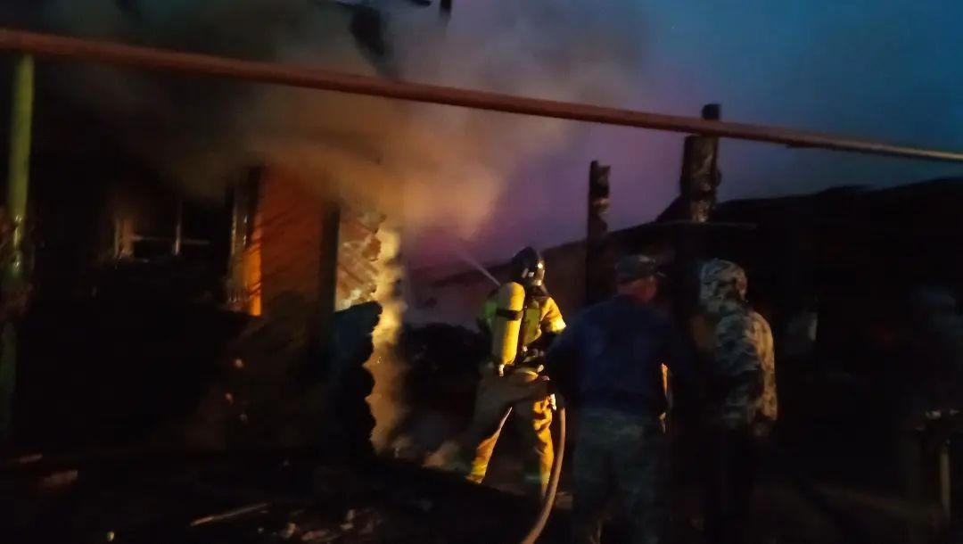 В деревне Кукморского района сгорел жилой дом и два сарая