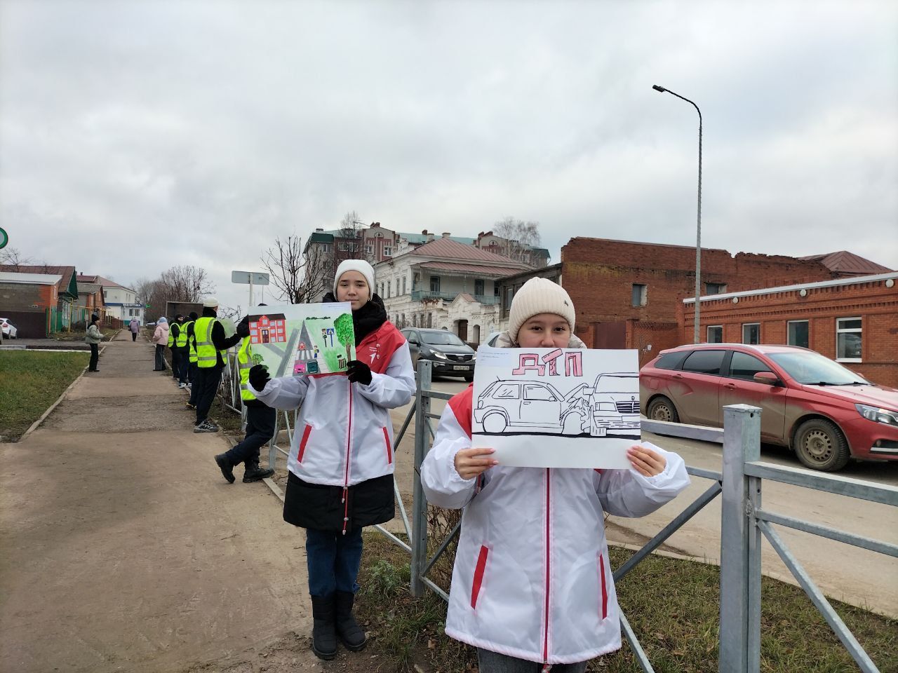 В Кукморе провели акцию по БДД, посвященную Всемирному дню памяти жертв ДТП