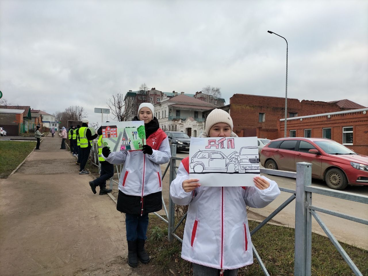 В Кукморе провели акцию по БДД, посвященную Всемирному дню памяти жертв ДТП