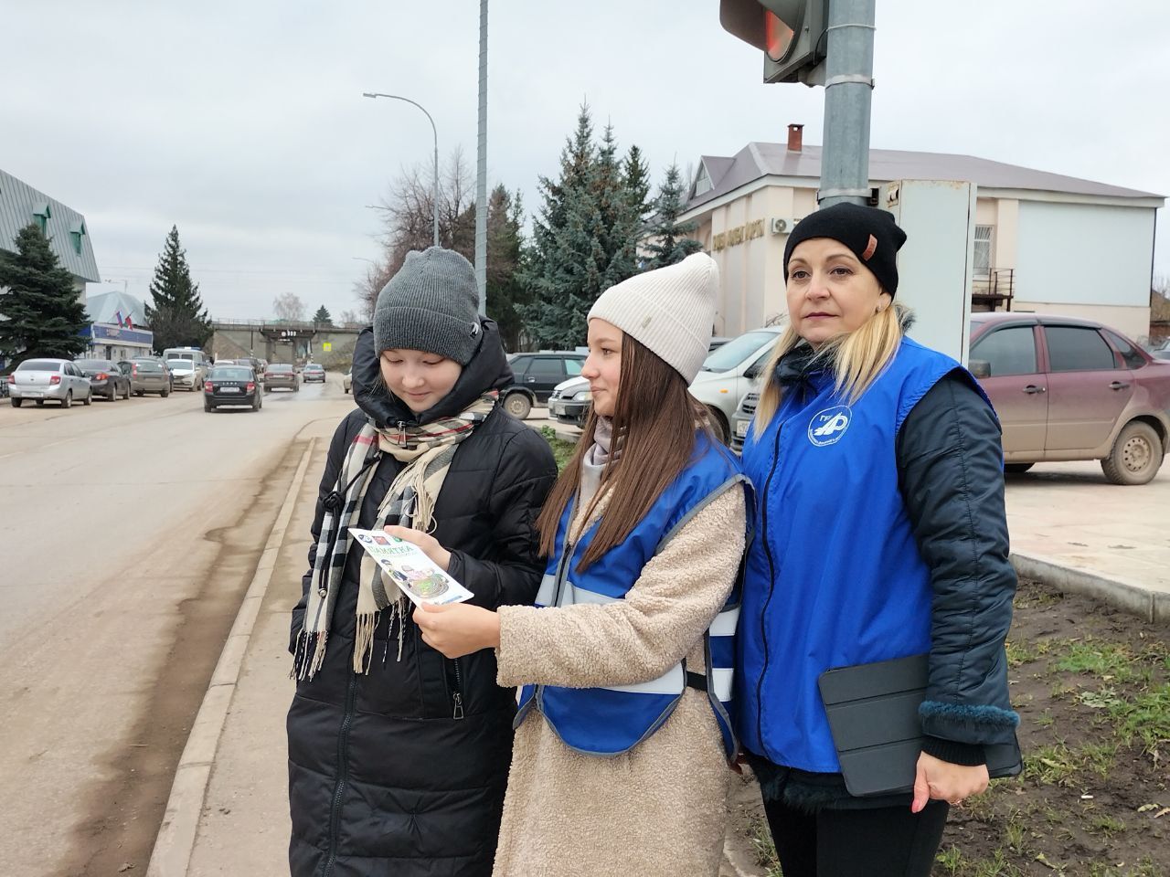 В Кукморе провели акцию по БДД, посвященную Всемирному дню памяти жертв ДТП