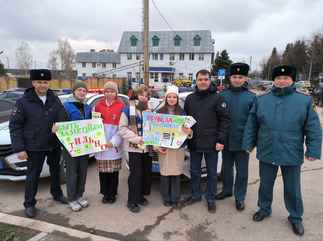 В Кукморе провели акцию по БДД, посвященную Всемирному дню памяти жертв ДТП