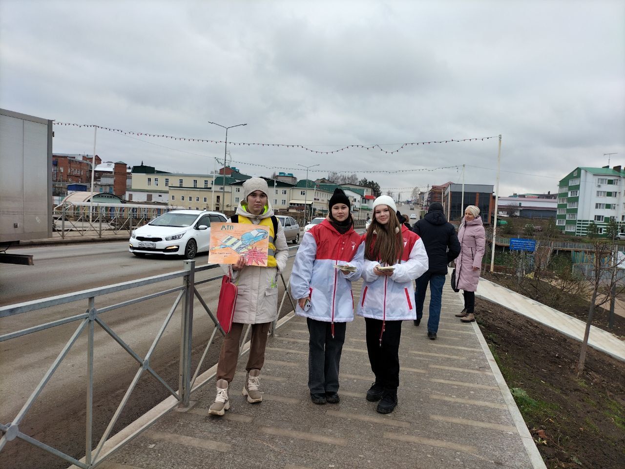 В Кукморе провели акцию по БДД, посвященную Всемирному дню памяти жертв ДТП