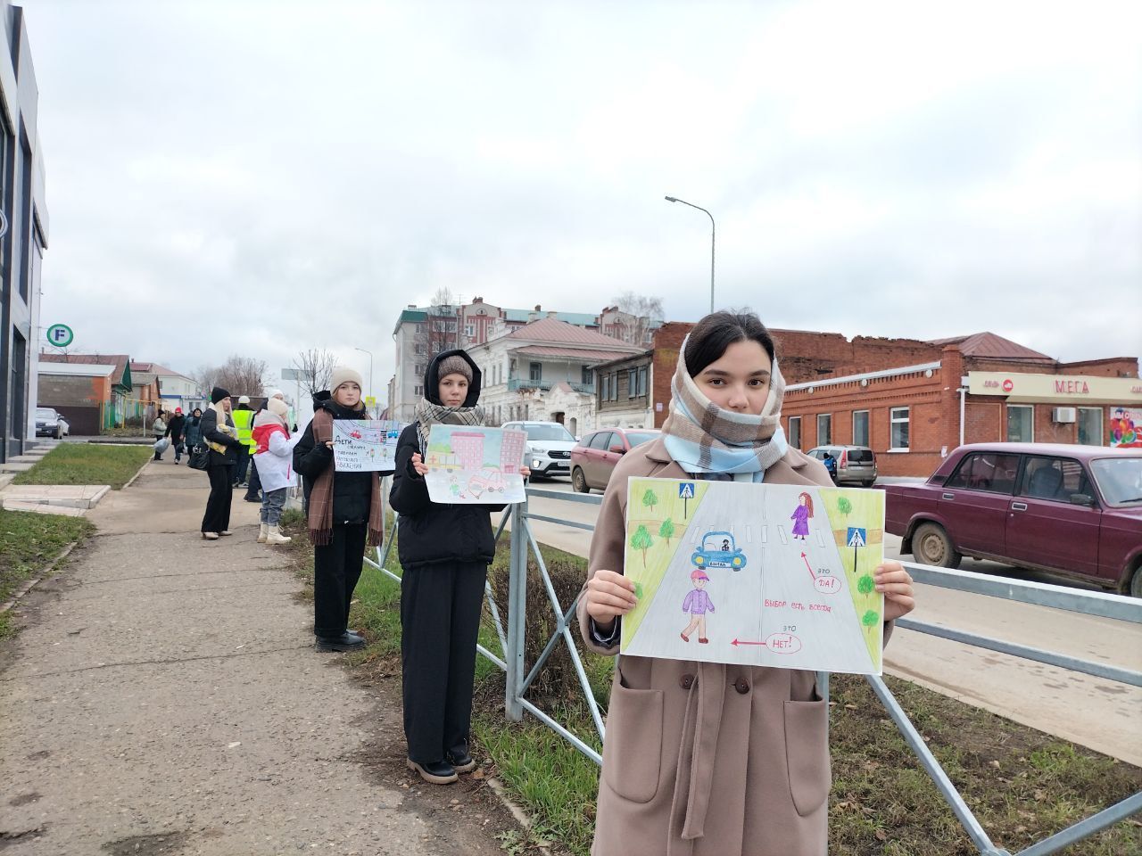 В Кукморе провели акцию по БДД, посвященную Всемирному дню памяти жертв ДТП