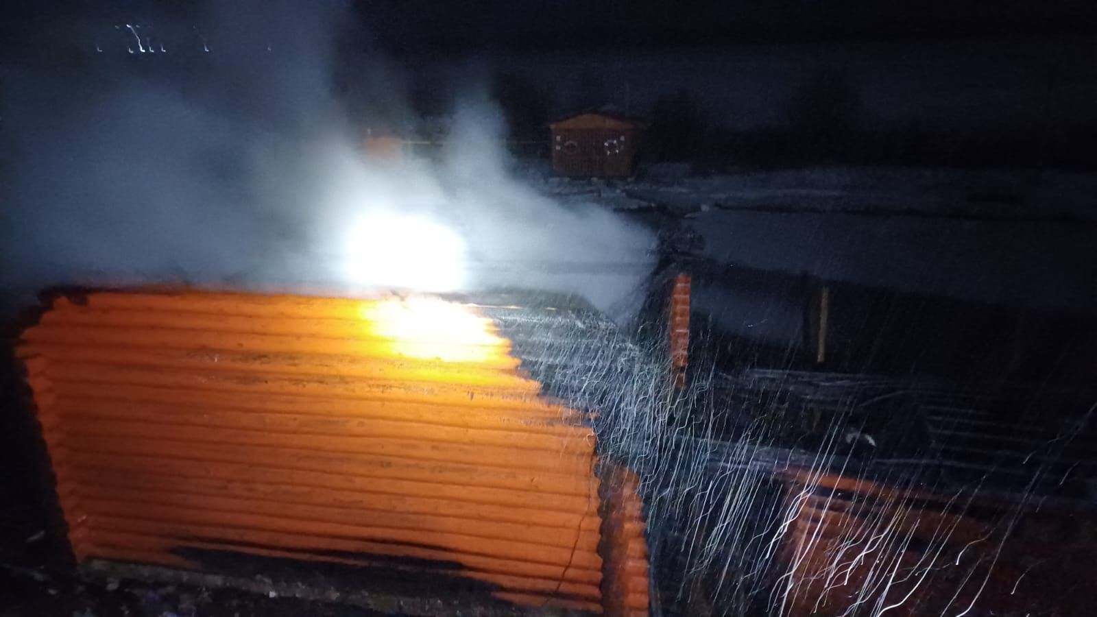 В деревне Кукморского района сгорел дачный домик