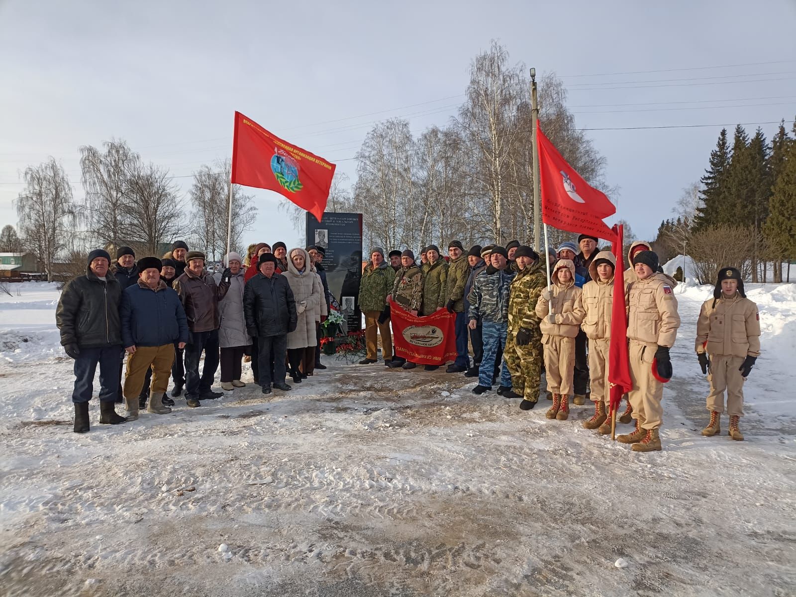 В Кукморском «Парке Победы» открыли памятник