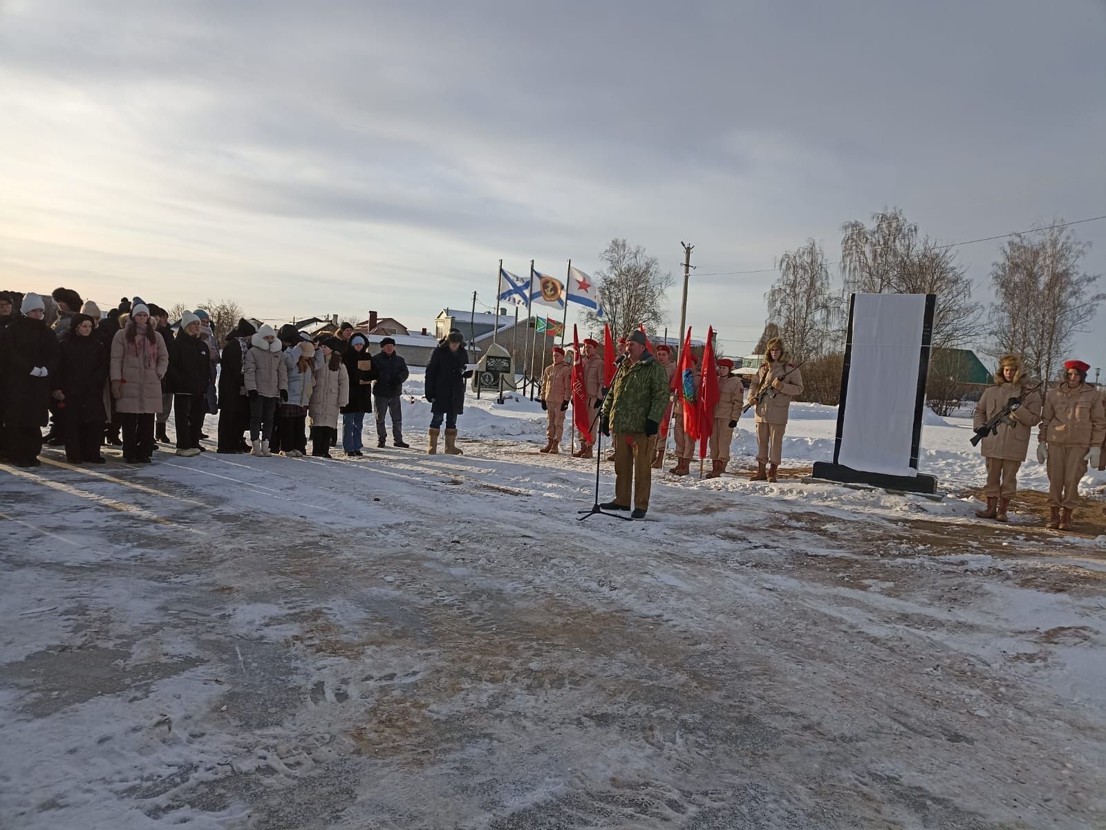 В Кукморском «Парке Победы» открыли памятник