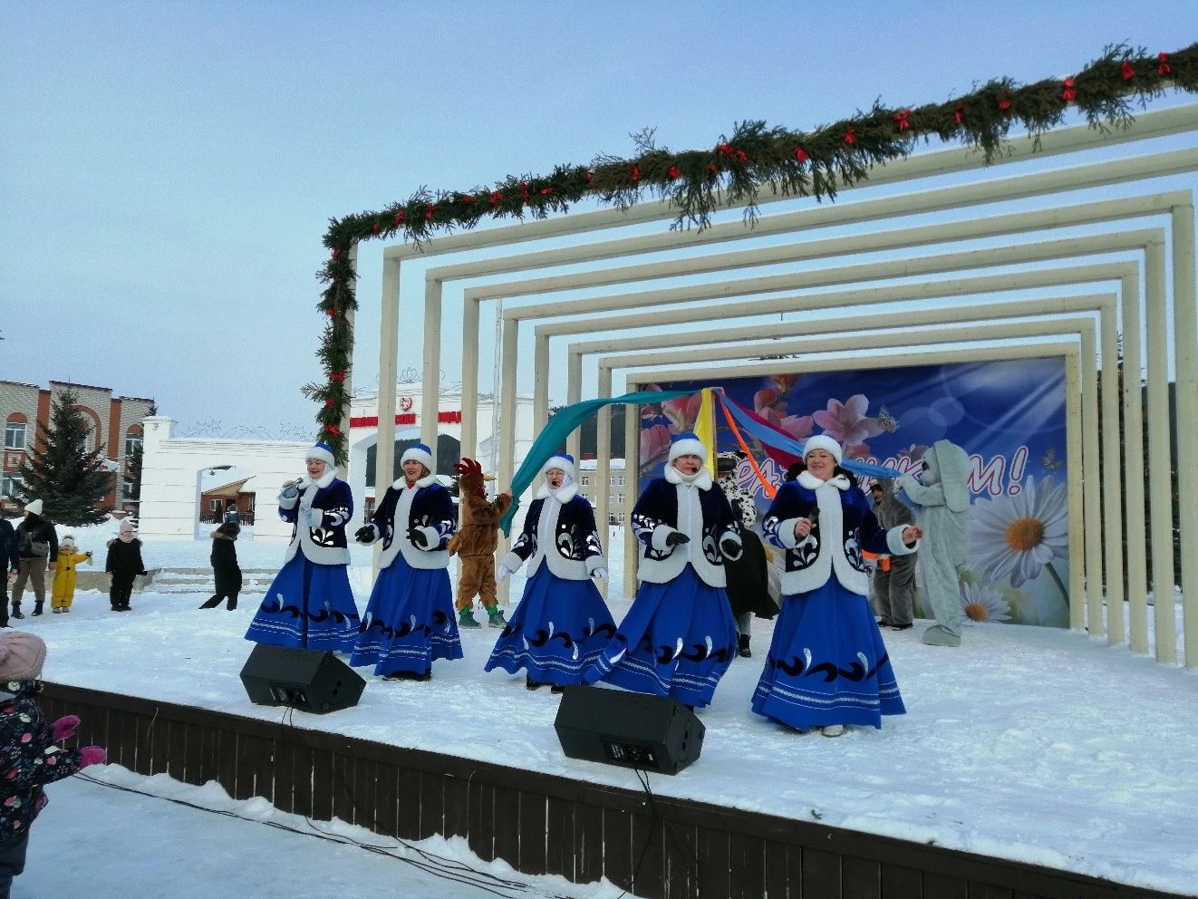 В Кукморе прошли масленичные гуляния