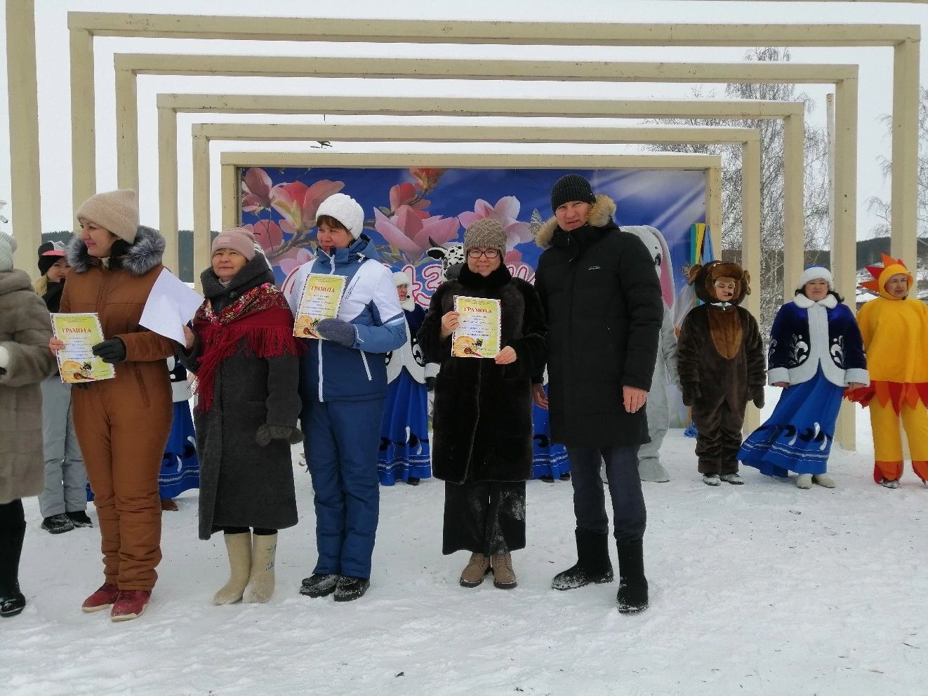 В Кукморе прошли масленичные гуляния