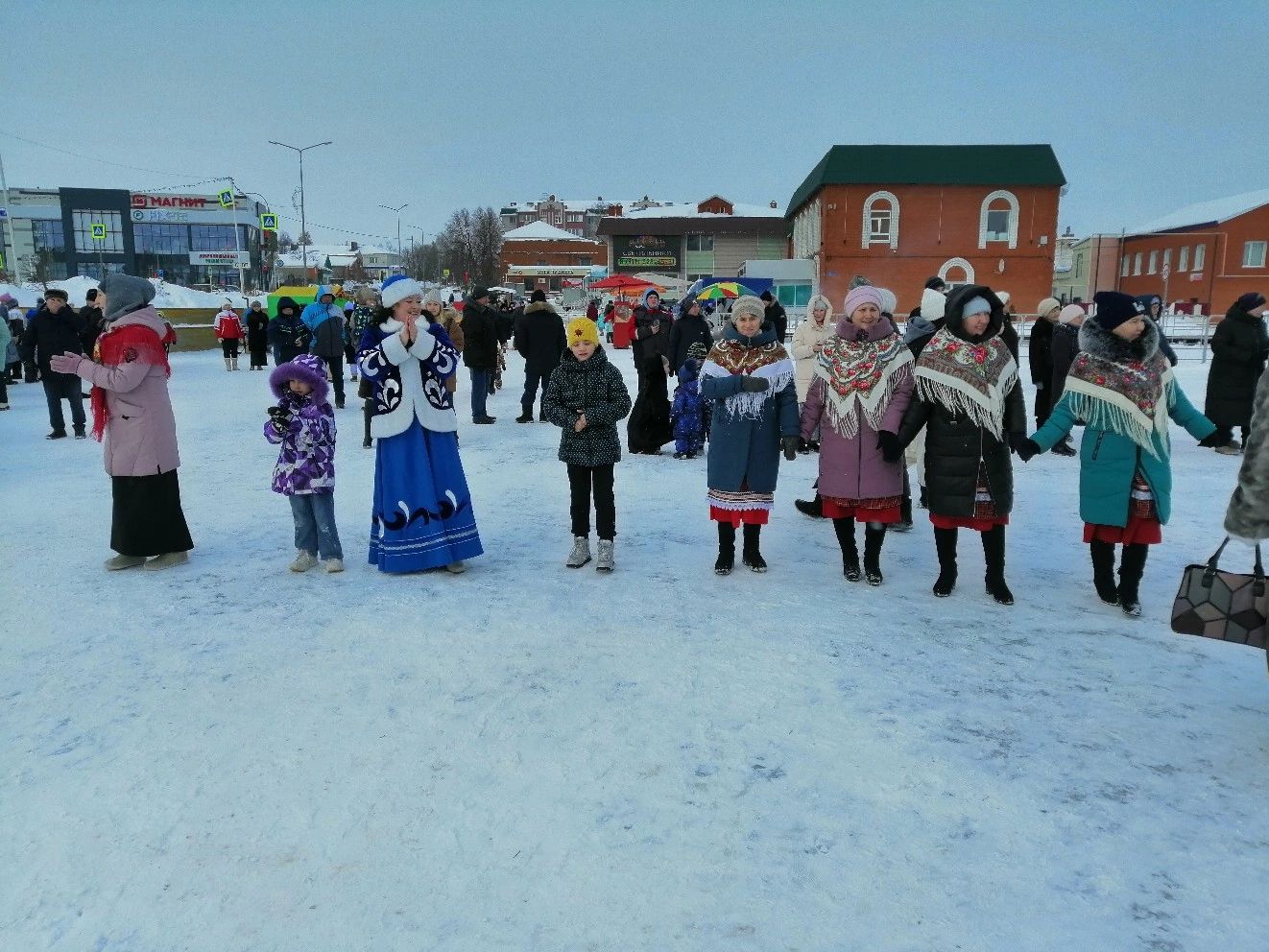 В Кукморе прошли масленичные гуляния