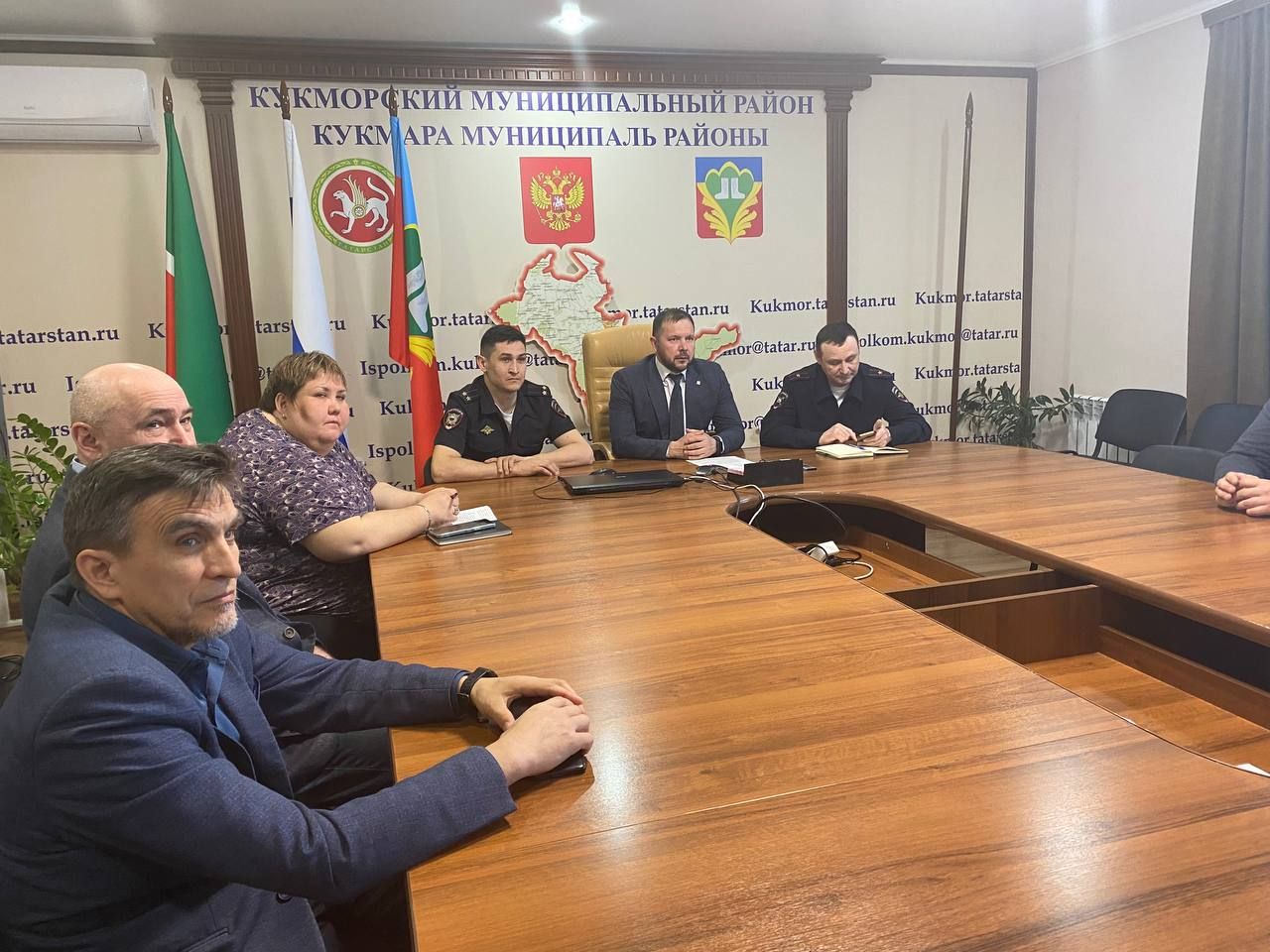 В Кукморе на заседании комиссии обсудили вопросы безопасности дорожного движения