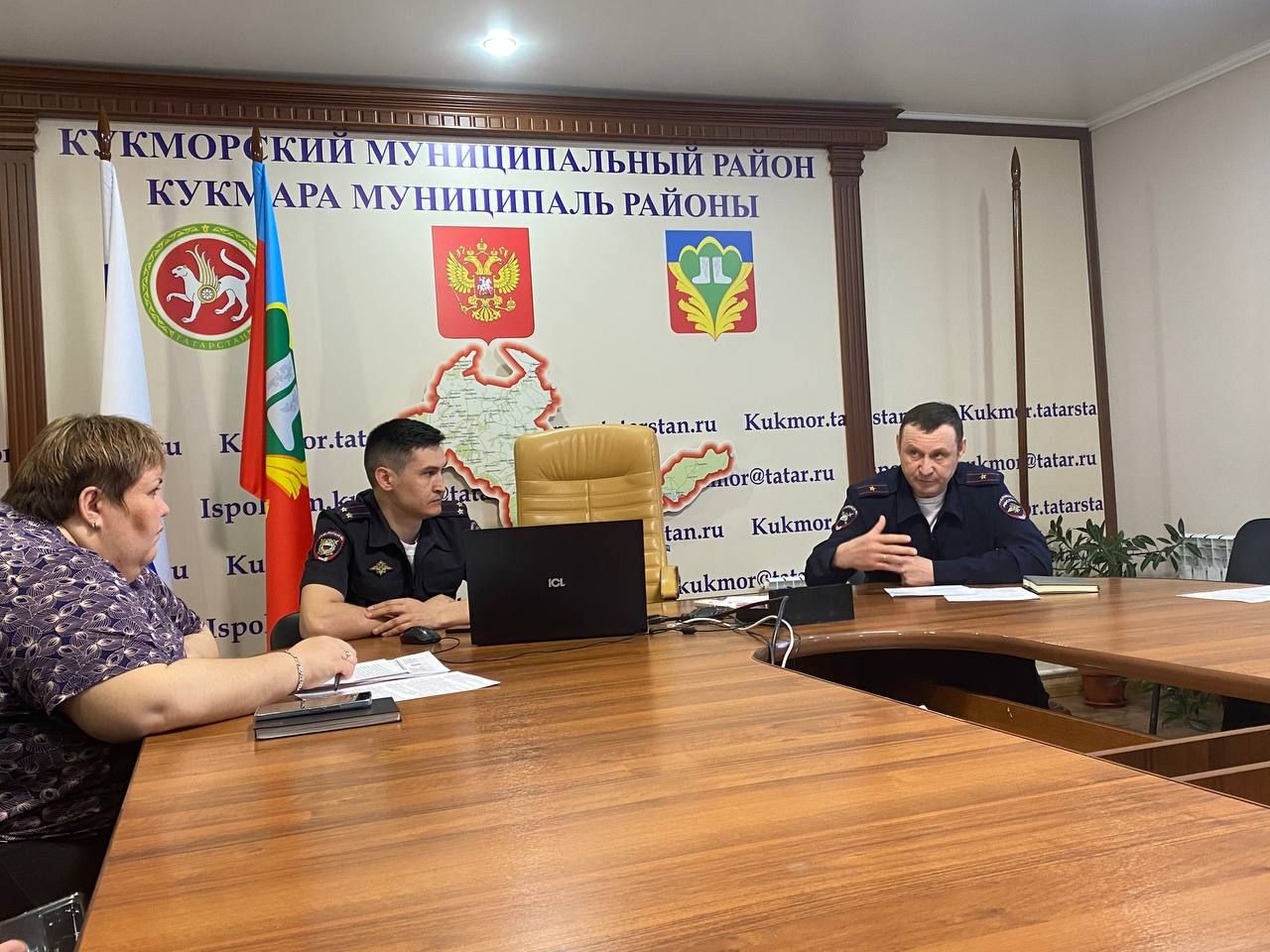 В Кукморе на заседании комиссии обсудили вопросы безопасности дорожного движения
