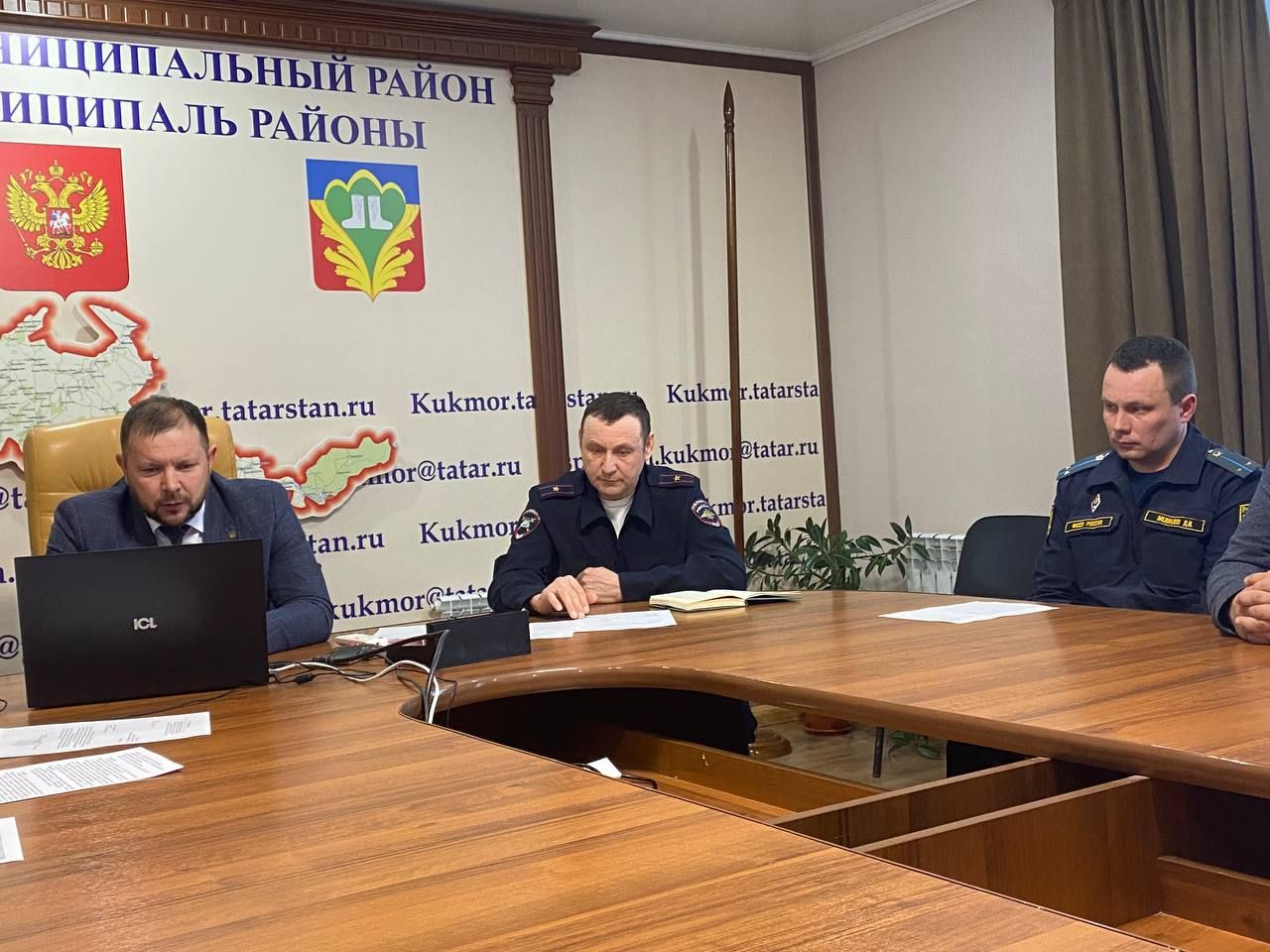 В Кукморе на заседании комиссии обсудили вопросы безопасности дорожного движения