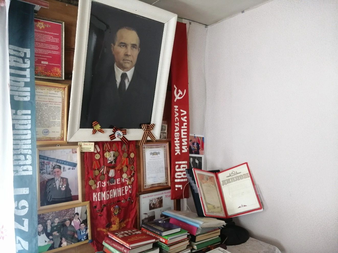 В Кукморском районе ветерана войны Габдельвахита Шамсутдинова поздравили с Днем Победы