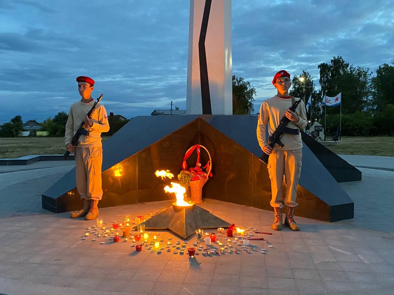 Кукморяне зажгли свечи в память о Великой Отечественной войне