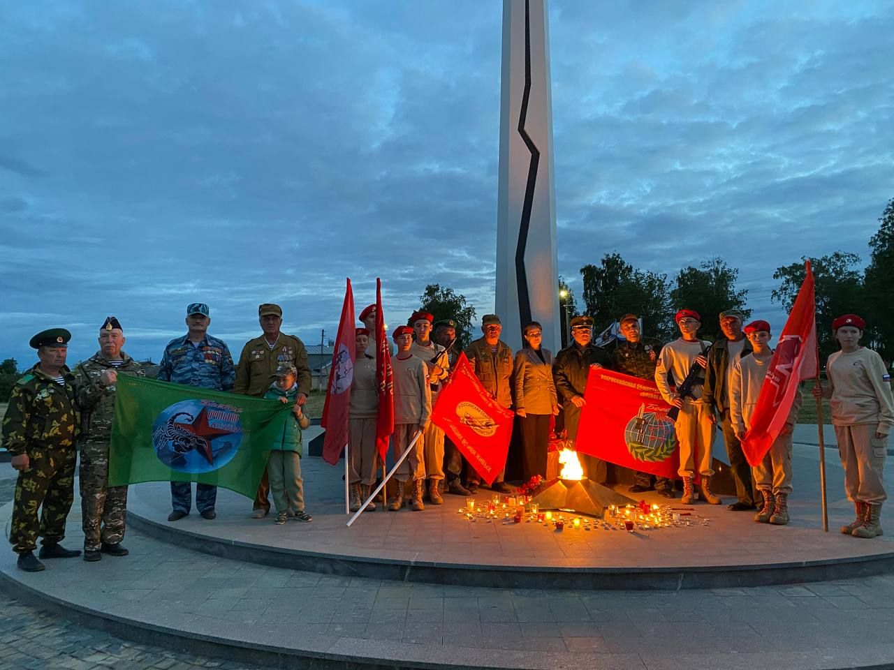 Кукморяне зажгли свечи в память о Великой Отечественной войне