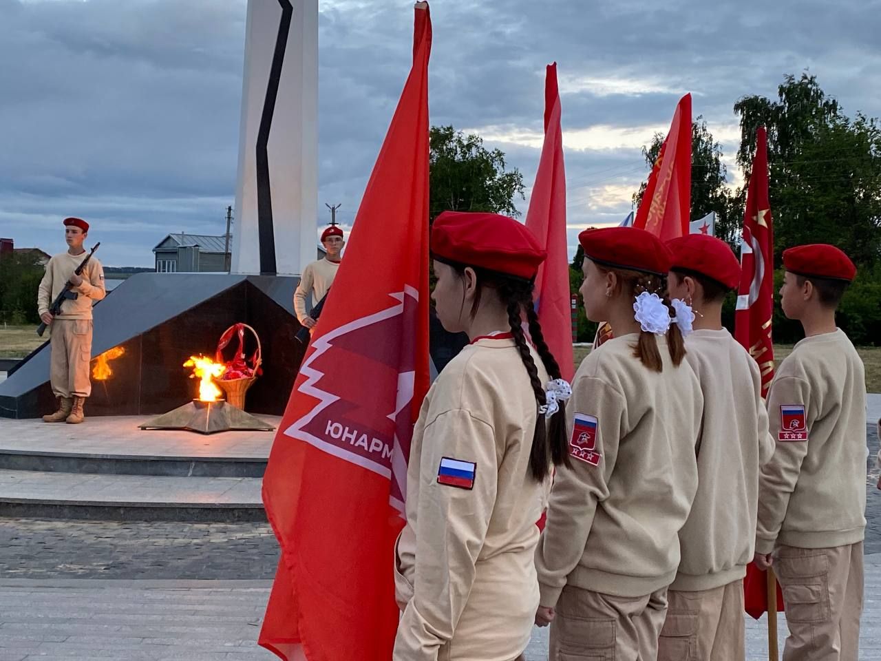 Кукморяне зажгли свечи в память о Великой Отечественной войне