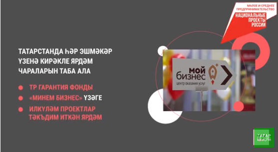 Татарстан эшмәкәрләре ярдәм программалары буенча 50 млрд сум җәлеп иткән