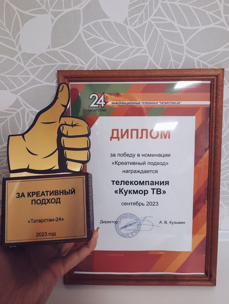 Кукмара телевидениесе «Креатив караш өчен» махсус номинациясендә җиңү яулады