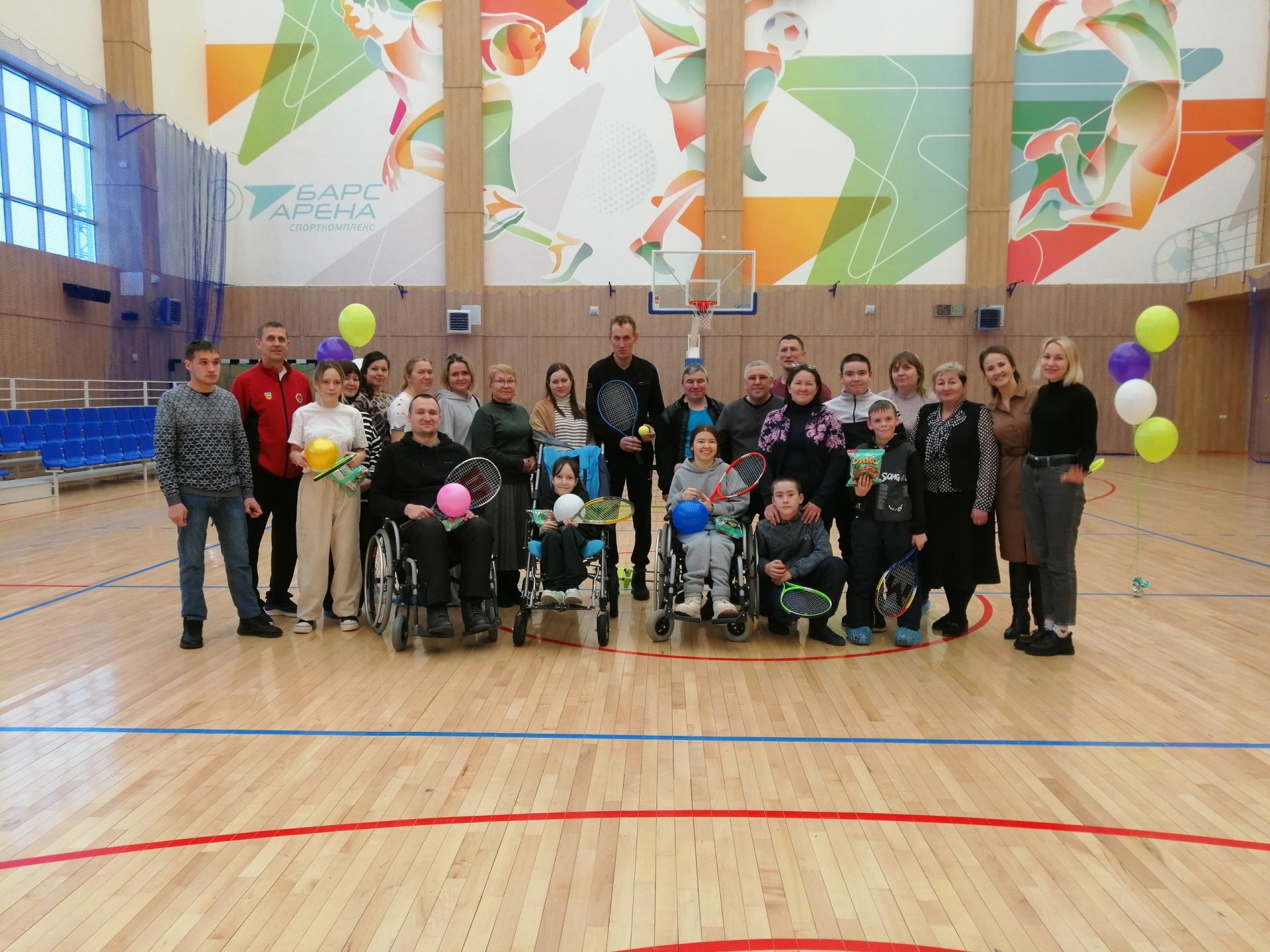 В Кукморе организовывают тренировки по теннису на колясках для детей и молодежи с поражением опорно-двигательного аппарата