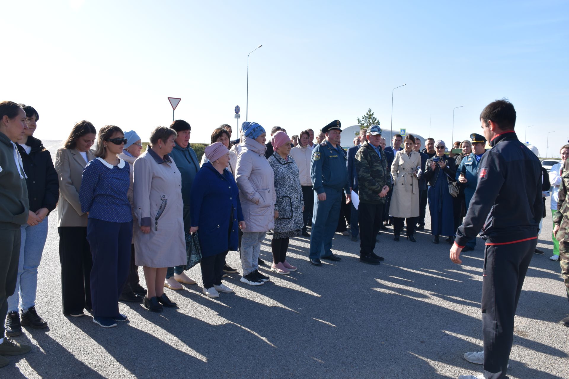 Тренировка по развертыванию эвакуационного пункта прошла в Кукморском районе