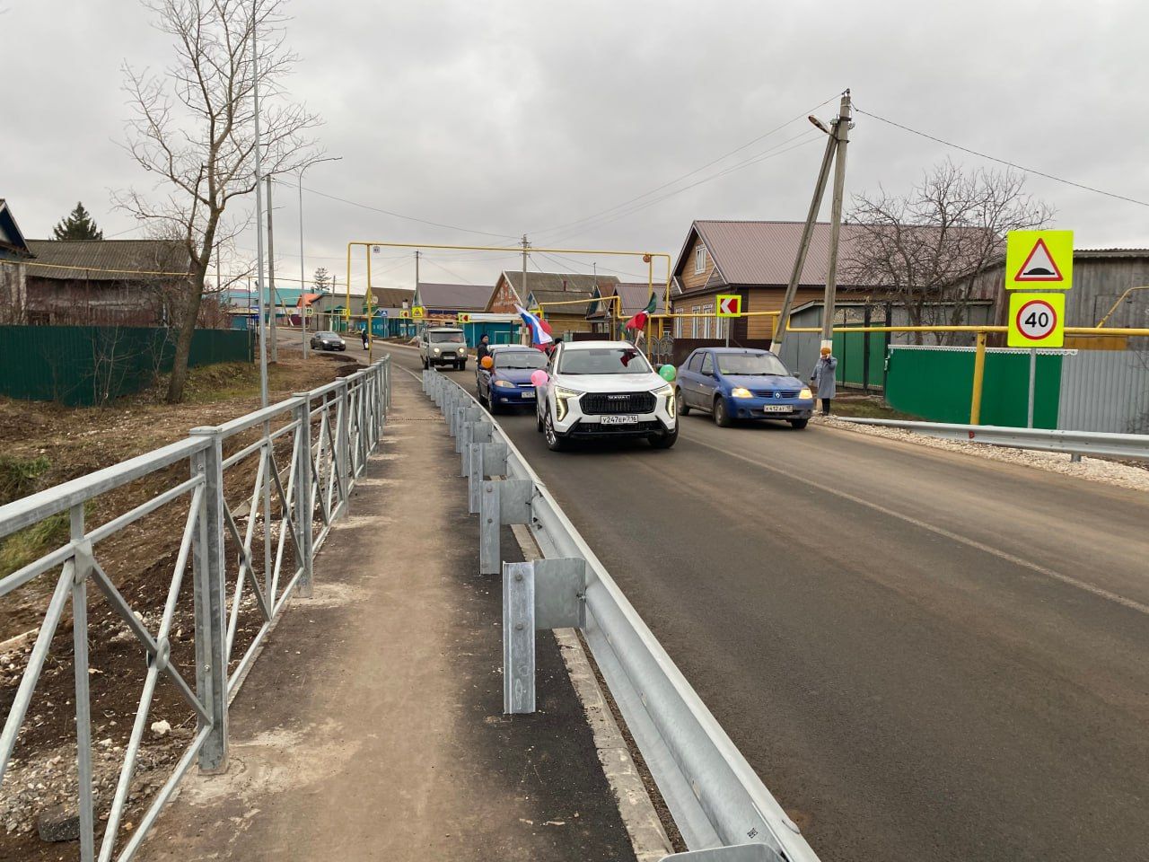 В двух селах Кукморского района торжественно открыли дороги