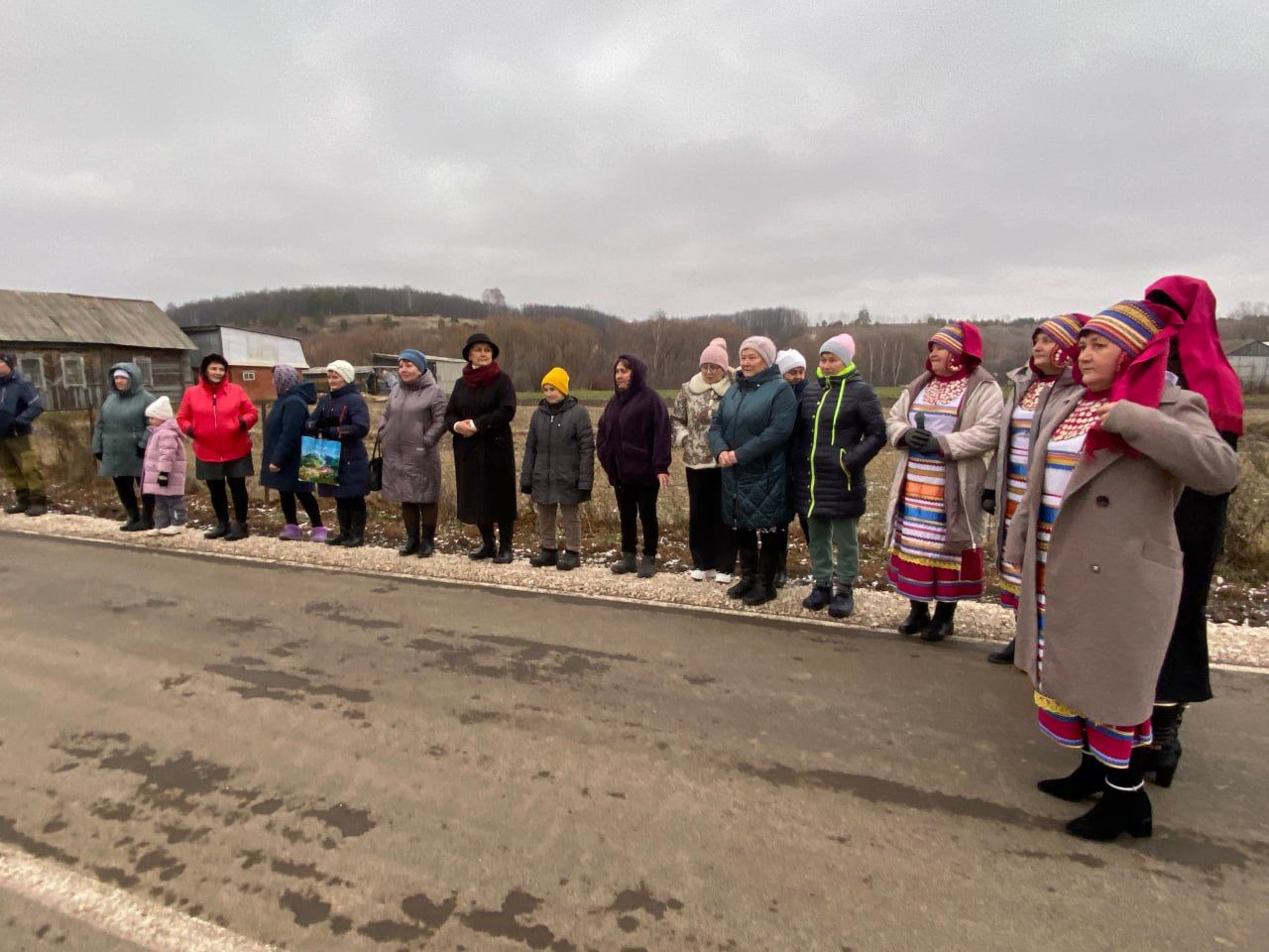 В двух селах Кукморского района торжественно открыли дороги