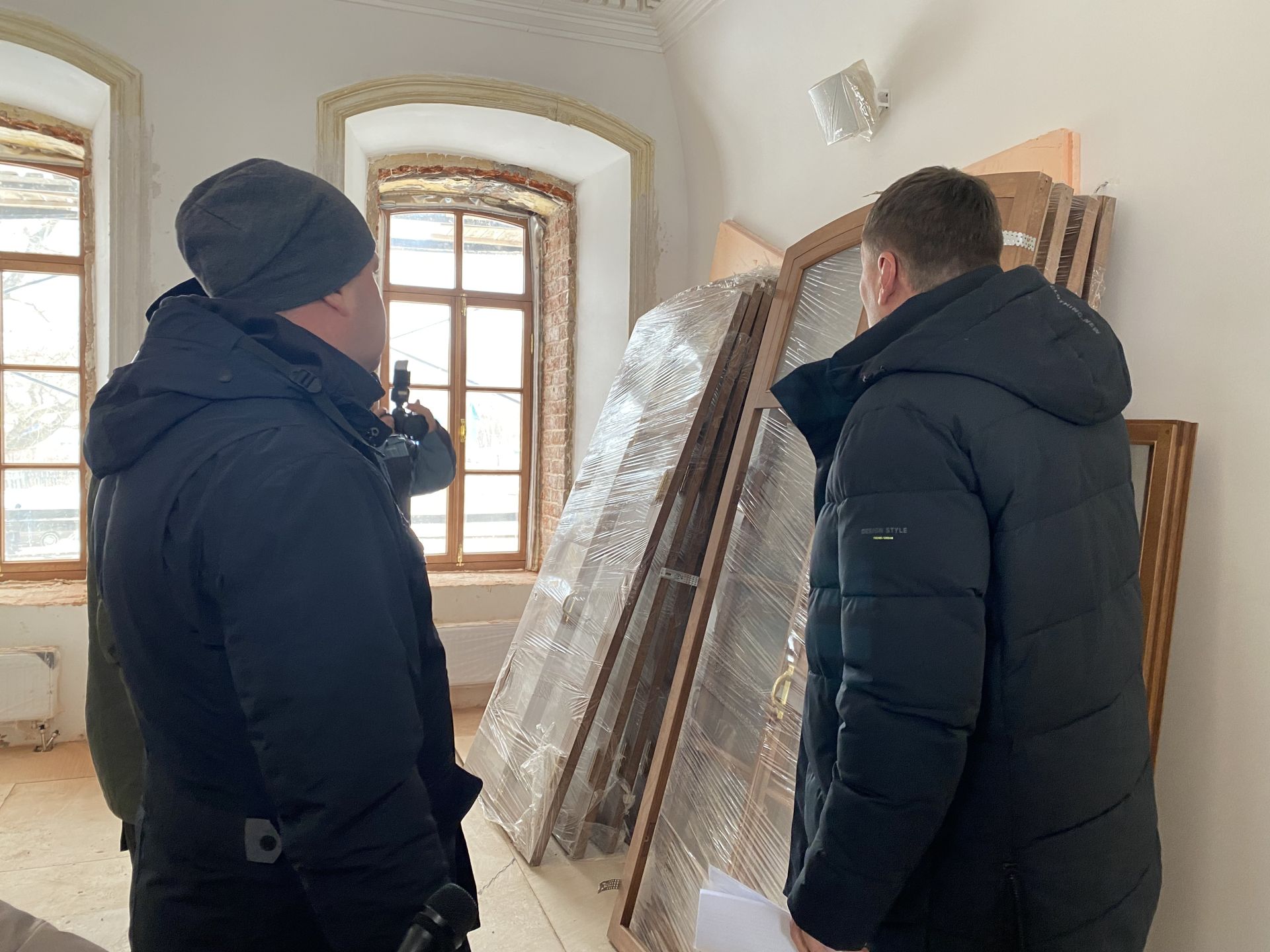 Мәчкәрә авылында реставрация эшләре алып барылучы күпьеллык тарихы булган беренче Җәмигъ мәчетенә ярымай куелды