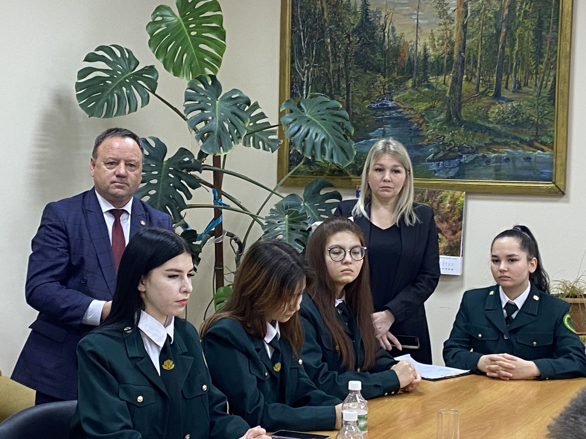 Ринат Садыков встретился со студентами Лубянского лесотехнического колледжа