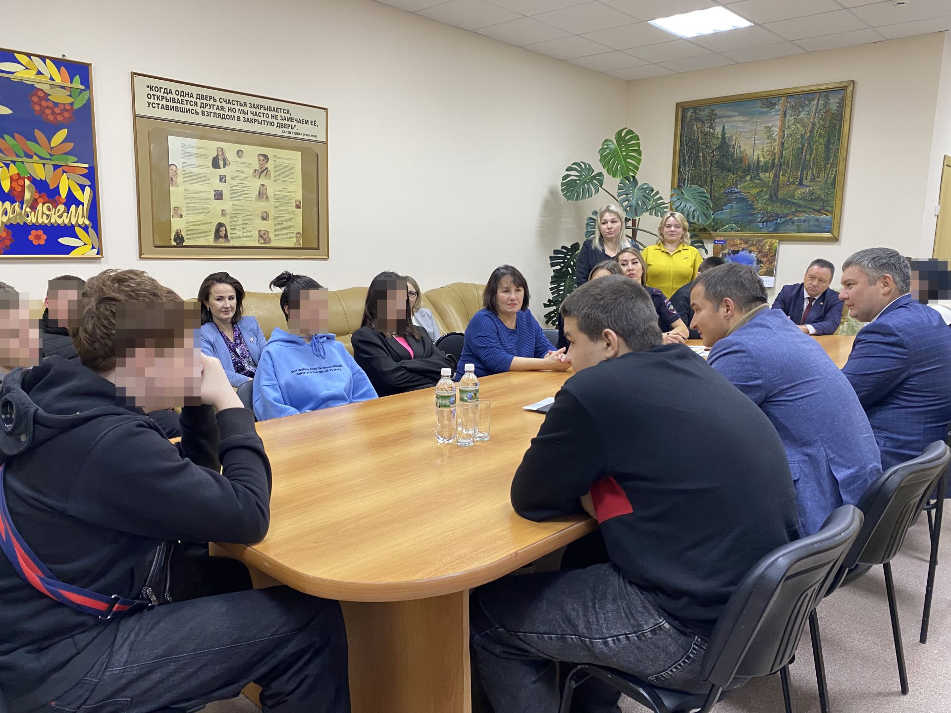 Ринат Садыков встретился со студентами Лубянского лесотехнического колледжа
