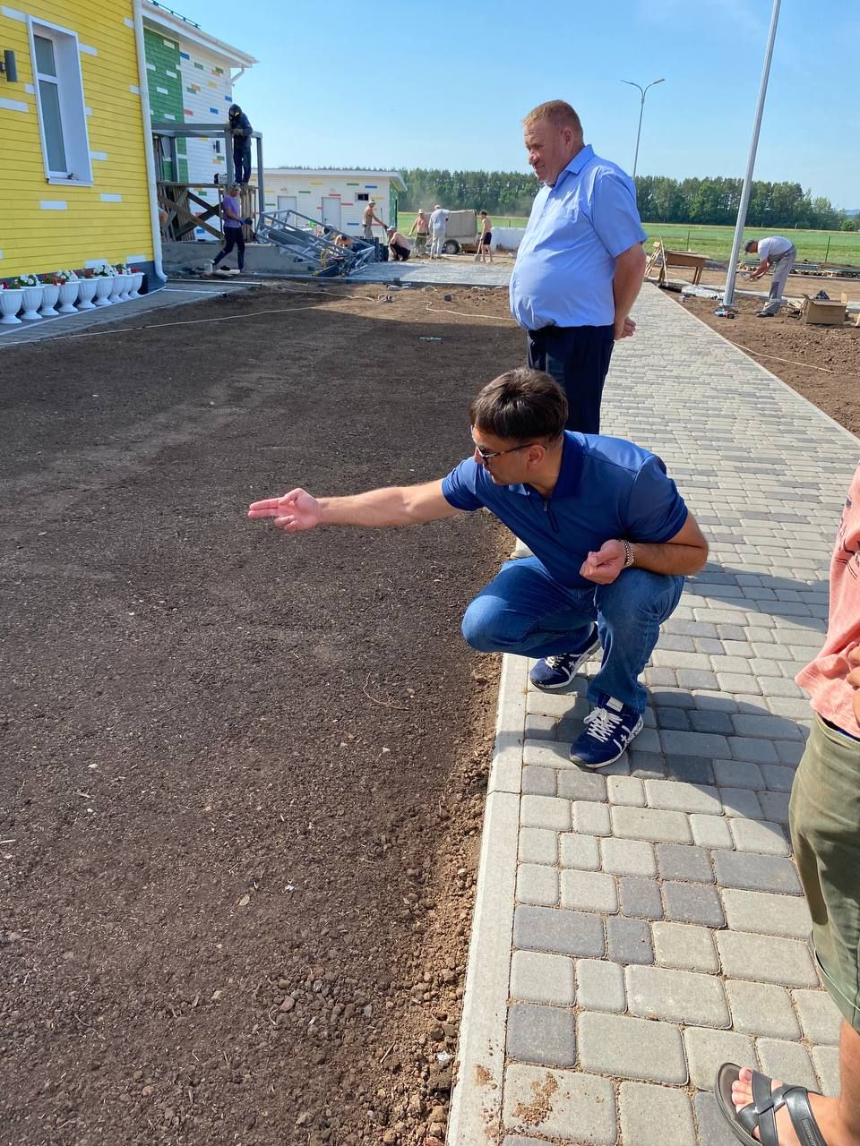 Сергей Димитриев совершил объезд строительных объектов в Кукморском районе