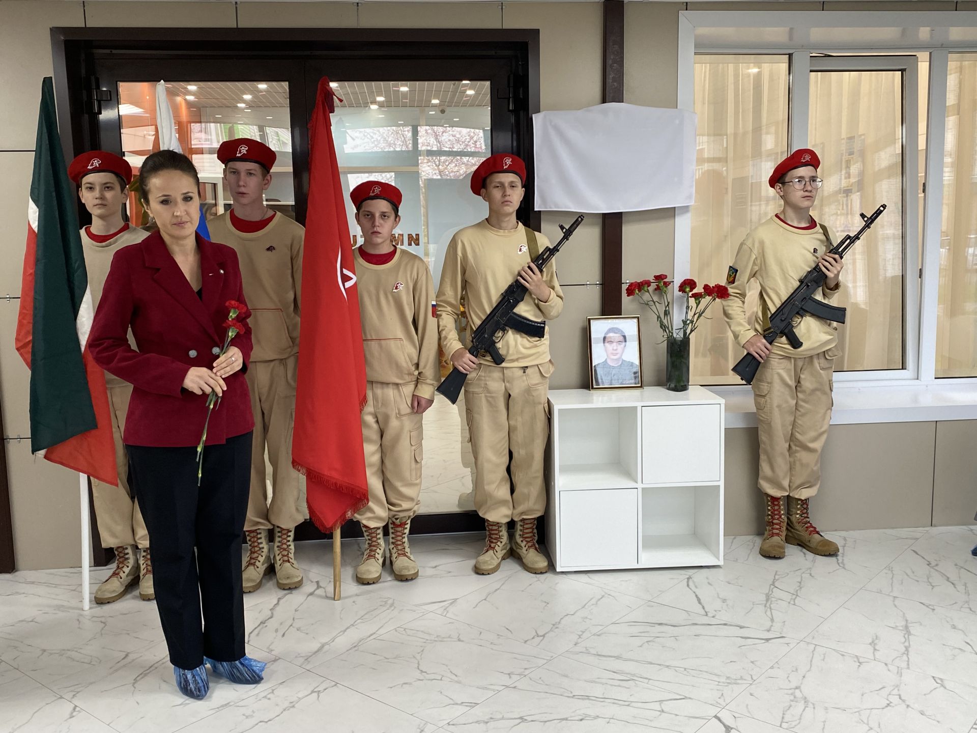Кукмарада Геройның исеме мәңгеләштерелде